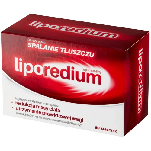 Liporedium, 60 tabletek - Z wyciągiem z Cola Nitida, który wspiera intensywne spalanie tłuszczu - 1
