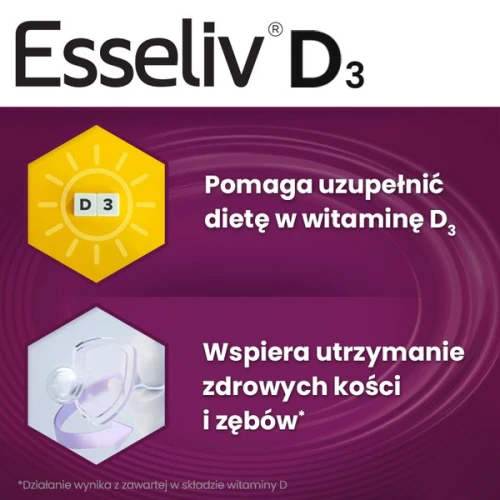 Esseliv D3, 50 kapsułek - Wsparcie wątroby i odporności, preparat z fosfolipidami i witaminą D3 dla dorosłych - 4