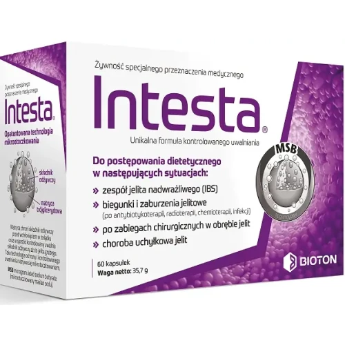 Intesta, 60 kapsułek - Preparat z maślanem sodu. - 1
