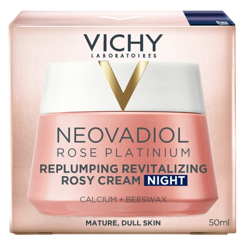 Vichy Neovadiol Rose Platinium krem na noc, 50 ml - Rewitalizujący i ujędrniający do skóry dojrzałej po 60 roku życia - 2