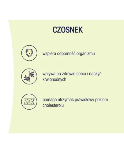 Naturell Czosnek Forte bezzapachowy, 90 kapsułek - Z ekstraktem z czosnku i witaminą D  - 2