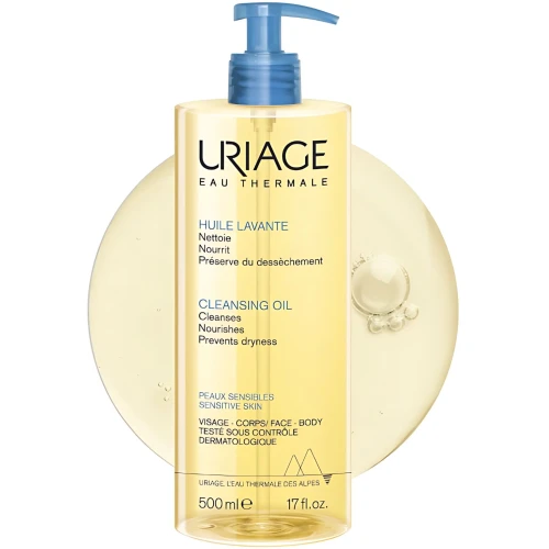 Uriage Eau Thermale Olejek pod prysznic, 500 ml - Do codziennej higieny każdego typu skóry - 1