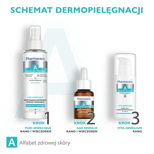Pharmaceris A A&E Sensilix Regenerujący duo koncentrat, 30 ml - Z witaminami A i E dla skóry wrażliwej i alergicznej - 3