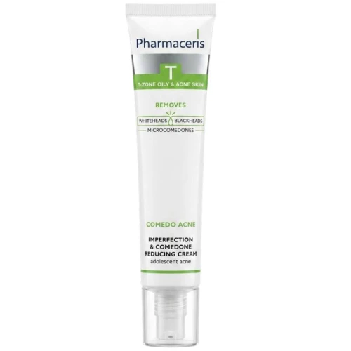 Pharmaceris T Comedo Acne, krem przeciw zaskórnikom, 40 ml - Odblokowuje i zwęża pory, do codziennej pielęgnacji  od 12. roku życia - 2