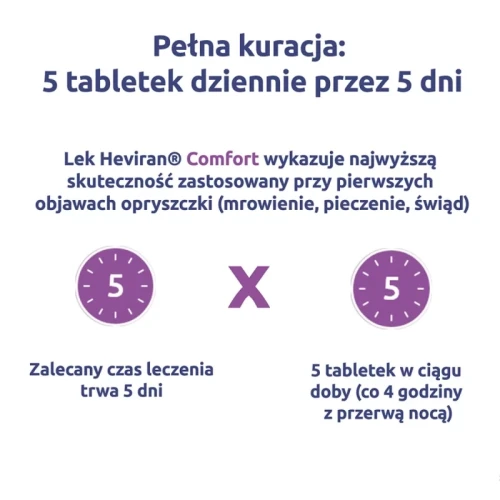 Heviran Comfort 200mg, 25 tabletek - Z acyklowirem o działaniu przeciwwirusowym - 2
