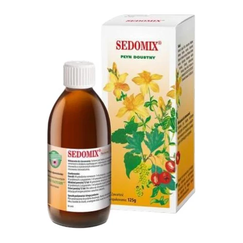Sedomix, płyn doustny 125 g - W stanach pobudzenia nerwowego, ułatwia zasypianie - 1