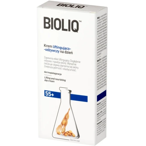 Bioliq 55+, krem liftingująco–odżywczy na dzień, 50 ml - Dogłębnie odżywia i nawilża skórę - 1