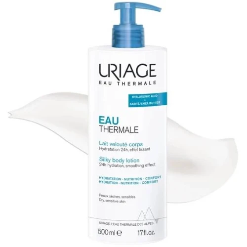 Uriage Jedwabisty balsam do ciała, 500 ml - Do pielęgnacji delikatnej, wrażliwej i suchej skóry - 1