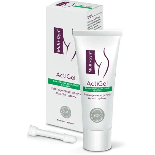Multi-Gyn ActiGel żel dopochwowy, 50 ml - Żel dopochwowy z aplikatorem, leczy bakteryjne zakażenie pochwy - 1