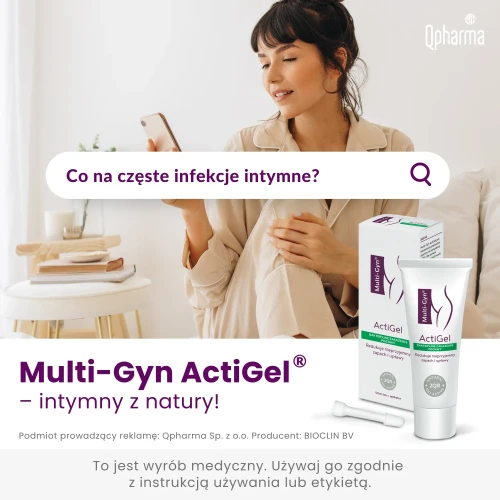 Multi-Gyn ActiGel żel dopochwowy, 50 ml - Żel dopochwowy z aplikatorem, leczy bakteryjne zakażenie pochwy - 2
