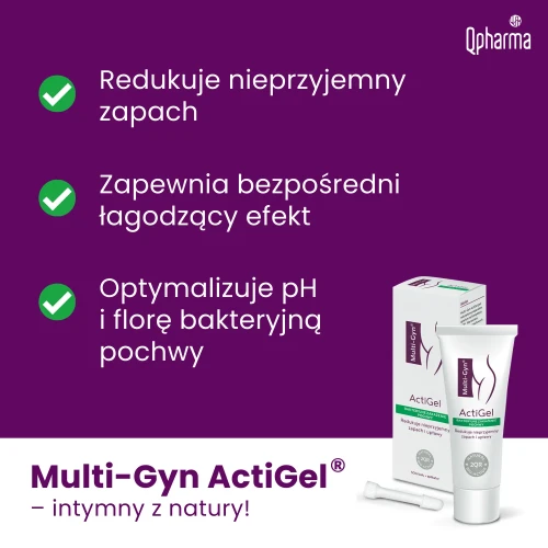 Multi-Gyn ActiGel żel dopochwowy, 50 ml - Żel dopochwowy z aplikatorem, leczy bakteryjne zakażenie pochwy - 5