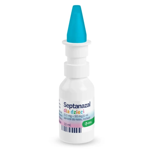 Septanazal dla dzieci (0,5 mg + 50 mg)/1 ml, aerozol do nosa 10 ml - Udrażnia nos i regeneruje śluzówkę - 3