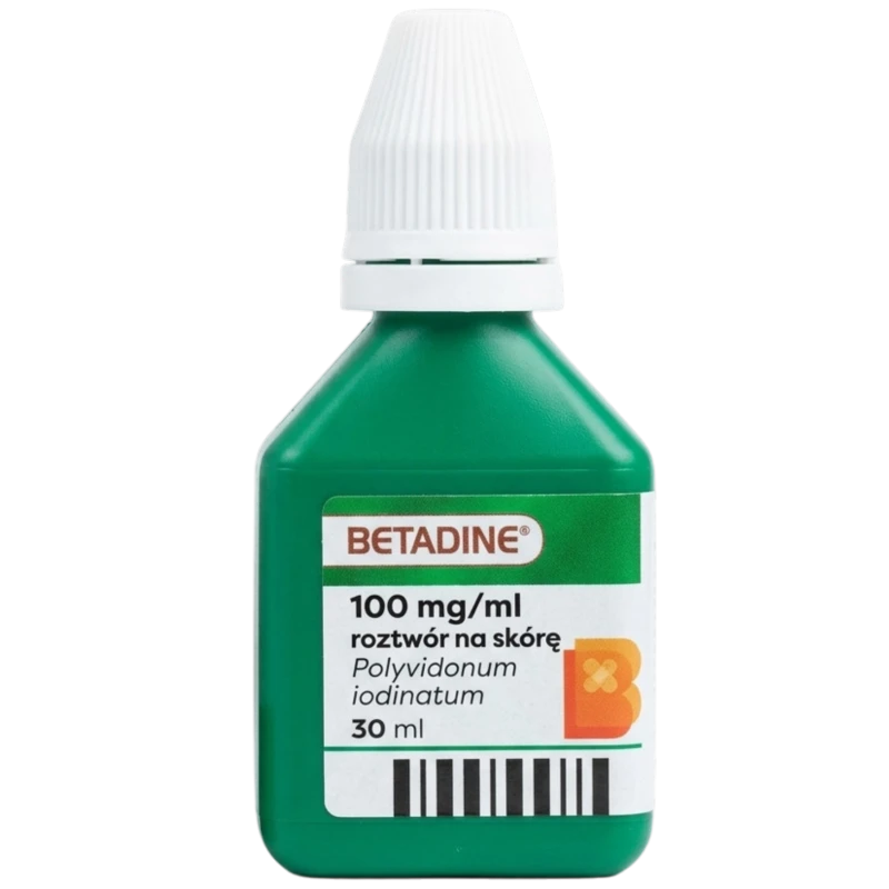Betadine, 100mg/g, roztwór na skórę, 30 ml - Do dezynfekcji skóry przed zabiegiem bądź iniekcją - 2