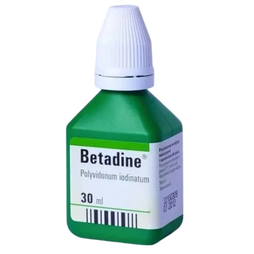 Betadine, 100mg/g, roztwór na skórę, 30 ml - Do dezynfekcji skóry przed zabiegiem bądź iniekcją - 1