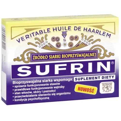 Sufrin, 60 kapsułek - Źródło siarki bioprzyswajalnej  - 2