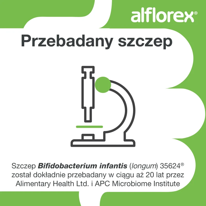 Symbiosys Alflorex, 15 kapsułek - Szczep Bifidobacterium longum (infantis) 35624 – wsparcie mikrobioty jelit - 3
