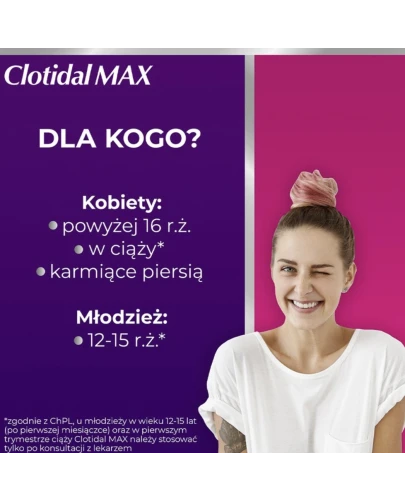 Clotidal Max tabletka dopochwowa, 1 sztuka - Którą stosuje się w leczeniu grzybiczego zapalenia pochwy i sromu - 2