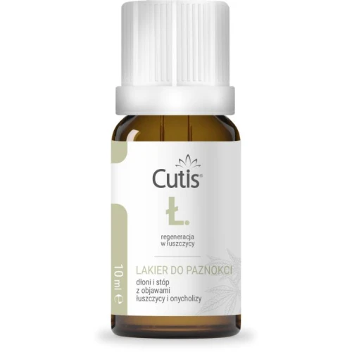 Cutis Ł lakier do paznokci + CBD Kannabidol, 10 ml - Do pielęgnacji paznokci dłoni i stóp z objawami onycholizy i łuszczycy - 2