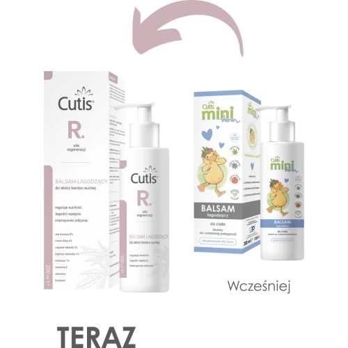 Cutis R Balsam łagodzący do skóry bardzo suchej, 200 ml - Reguluje suchość, łagodzi napięcie i intensywnie odżywia - 1