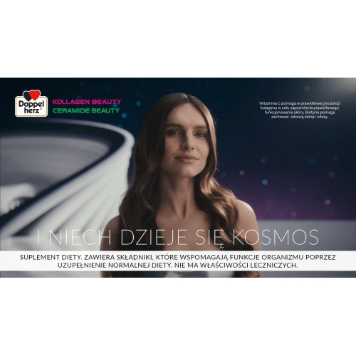 Doppelherz System Kollagen Beauty smak liczi i melon, 30 ampułek - Kolagen do picia – wsparcie zdrowia skóry, włosów i paznokci - 3