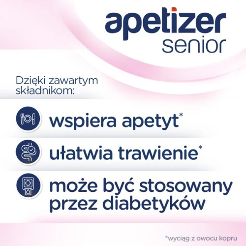 Apetizer Senior,  syrop malinowo-porzeczkowy, 100 ml - Z wyciągiem z mięty pieprzowej oraz ekstraktem z owoców anyżu - 2
