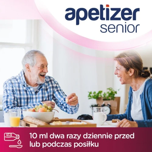 Apetizer Senior,  syrop malinowo-porzeczkowy, 100 ml - Z wyciągiem z mięty pieprzowej oraz ekstraktem z owoców anyżu - 3