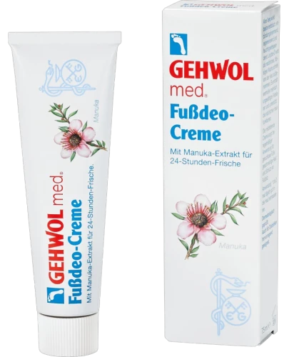 Gehwol Med krem silnie odświeżający do stóp, 125 ml  - Likwiduje przykry zapach stóp - 1