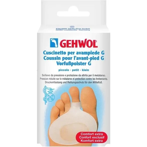 Gehwol Poduszka przeciwuciskowa do przedstopia mała, 1 sztuka - Chroni i pielęgnuje stopy skłonne do otarć - 1