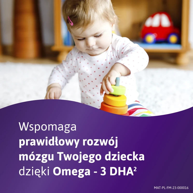 Femibion 2 Ciąża, 56 tabletek powlekanych + 56 kapsułek miękkich - Zestaw witamin i minerałów dla kobiet w ciąży z kwasem foliowym i DHA - 2