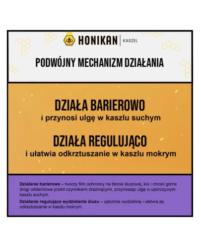 Honikan Kaszel syrop, 230 g - Z miodem akacjowym i prawoślazem, chroni błonę śluzową i łagodzi kaszel - 4