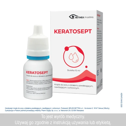 Keratosept krople do oczu, 10ml - Hydrożelowe krople z dekspantenolem o działaniu powlekającym, nawilżającym i ochronnym - 4
