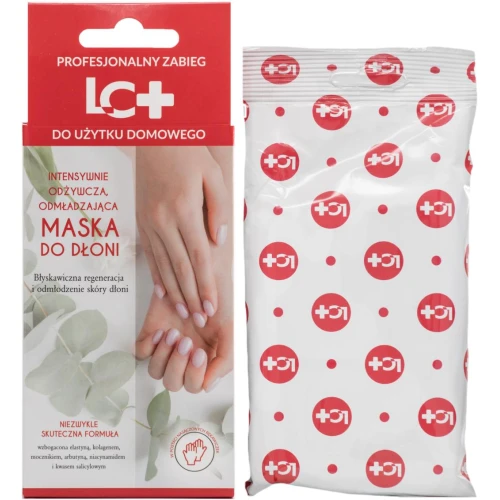 LC+ Maska Intensywnie odżywcza, odmładzająca do dłoni, rękawiczki, 1 para - Błyskawiczna regeneracja i odmłodzenie skóry dłoni - 1
