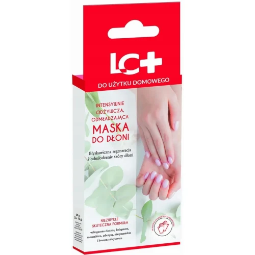 LC+ Maska Intensywnie odżywcza, odmładzająca do dłoni, rękawiczki, 1 para - Błyskawiczna regeneracja i odmłodzenie skóry dłoni - 3