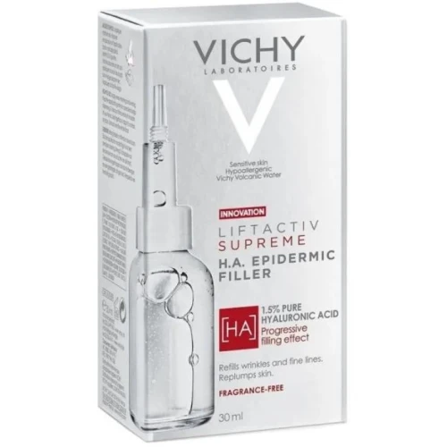 Vichy Liftactiv Supreme H.A. Epidermic Filler, serum przeciwzmarszczkowe, 30 ml - Zkwasem hialuronowym na twarz i okolice oczu - 1