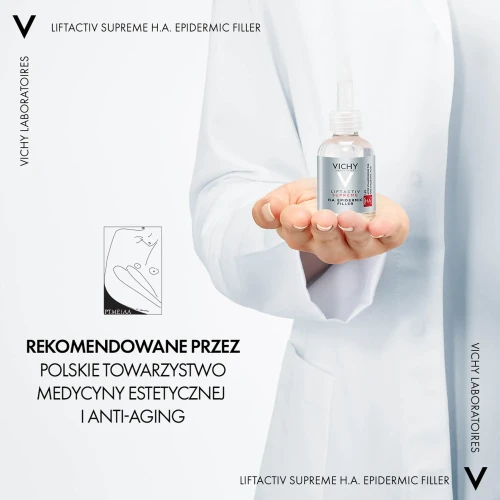Vichy Liftactiv Supreme H.A. Epidermic Filler, serum przeciwzmarszczkowe, 30 ml - Zkwasem hialuronowym na twarz i okolice oczu - 3