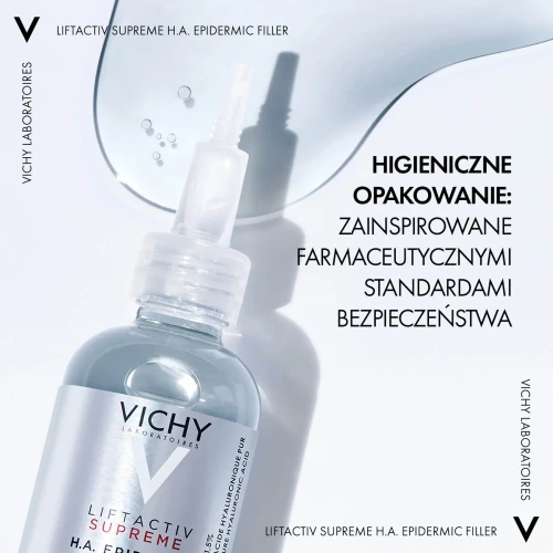 Vichy Liftactiv Supreme H.A. Epidermic Filler, serum przeciwzmarszczkowe, 30 ml - Zkwasem hialuronowym na twarz i okolice oczu - 5