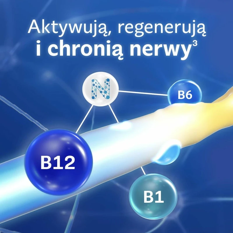 Neurobion Advance, 30 tabletek powlekanych - Witamina B (B1, B6 i B12) na układ nerwowy - 3