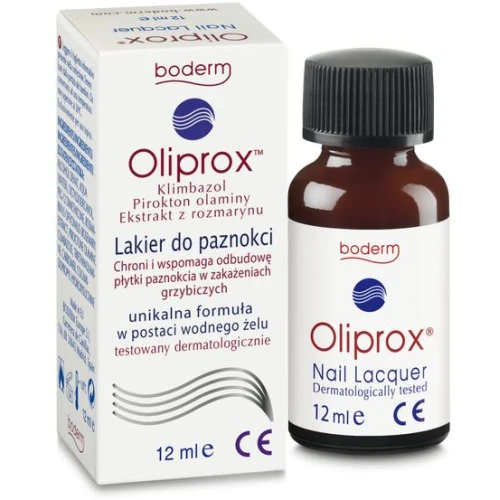 Oliprox lakier do paznokci, 12 ml - Dermatologiczny lakier do paznokci, wspomaga leczenie grzybicy paznokci - 2