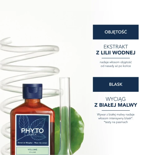 Phyto Volume, szampon zwiększający objętość, 250 ml  - Oczyszcza, dodaje objętości włosom i nadaje im zdrowy blask - 3