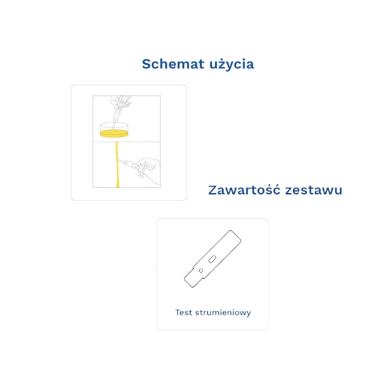 Diather Test ciążowy hCG strumieniowy, 1 sztuka - Do wczesnego diagnozowania ciąży w warunkach domowych - 3