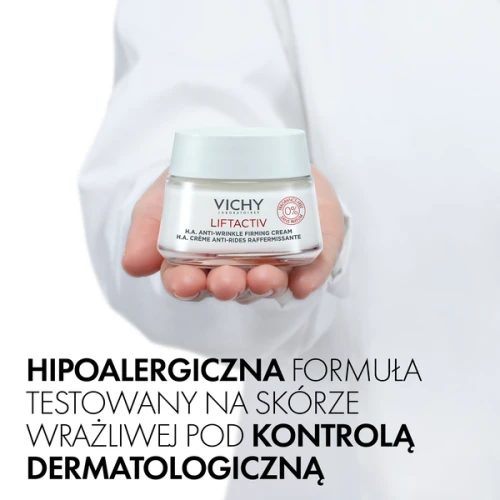 Vichy Liftactiv H.A. bezzapachowy, krem na dzień, 50 ml - Przeciwzmarszkowy, ujędrniający z kwasem hialuronowym - 1