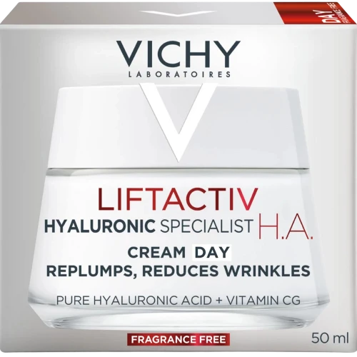 Vichy Liftactiv Hyaluronic Specialist H.A. bezzapachowy, krem na dzień, 50 ml - Przeciwzmarszkowy, ujędrniający z kwasem hialuronowym - 3