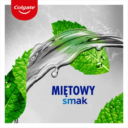 Colgate Plax White & Protect Charcoal płyn do płukania  jamy ustnej,  500 ml - Zapewnia 24-godzinną ochronę przed płytką nazębną - 1