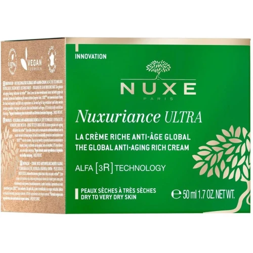 Nuxe Nuxuriance Ultra, krem przeciwstarzeniowy na dzień, 50 ml  - Redukuje zmarszczki, rewitalizuje i regeneruje skórę - 1