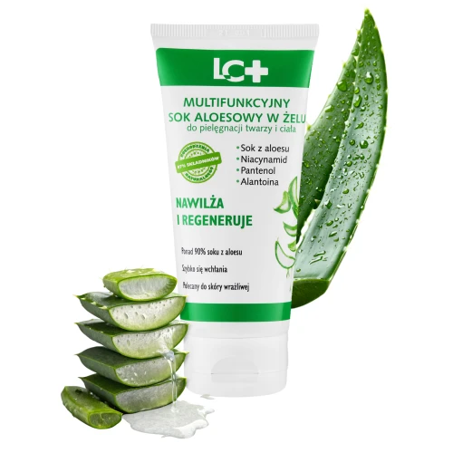 LC+ Multifunkcyjny żel aloesowy do twarzy i ciała,  100 ml - Nawilża i regeneruje, chroni przed wysuszeniem - 3