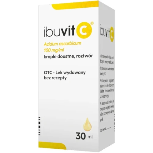 Ibuvit C 100 mg/ml, 30 ml - Z witaminą C dla dzieci i niemowląt  - 1