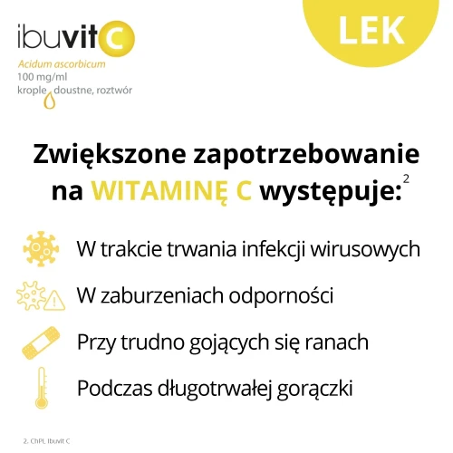 Ibuvit C 100 mg/ml, 30 ml - Z witaminą C dla dzieci i niemowląt  - 3
