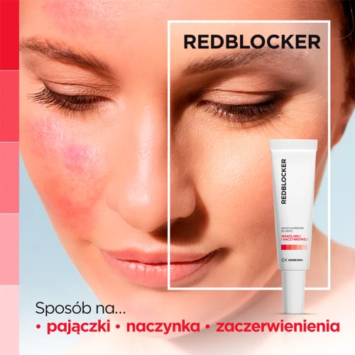 RedBlocker serum punktowe dzień/noc,  30ml - Chroni, wzmacnia i łagodzi skórę naczynkową - 2