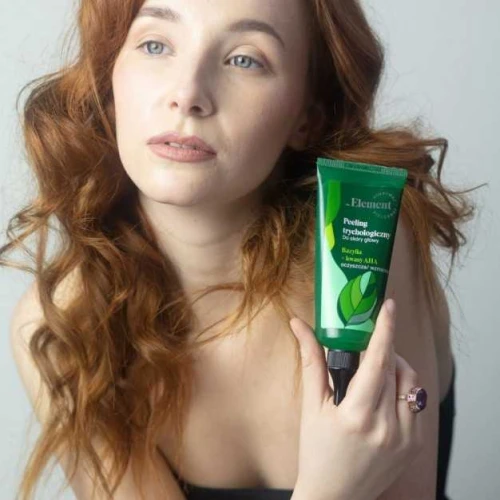 Element Bazylia + kwas AHA, peeling trychologiczny do skóry głowy, 100 ml - Usuwa zrogowaciały naskórek i pozostałości po kosmetykach - 3