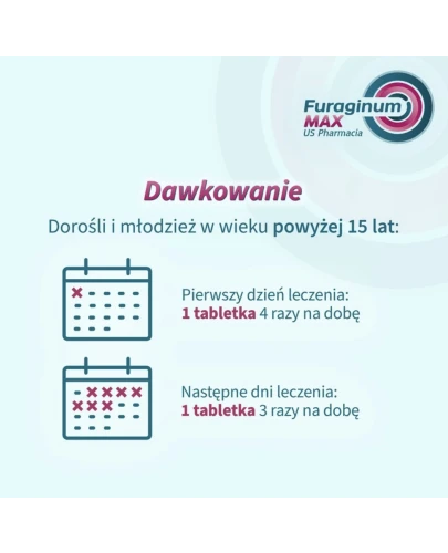 Furaginum Max US Pharmacia 100 mg, 30 tabletek  - Na zakażenia dolnych dróg moczowych - 3